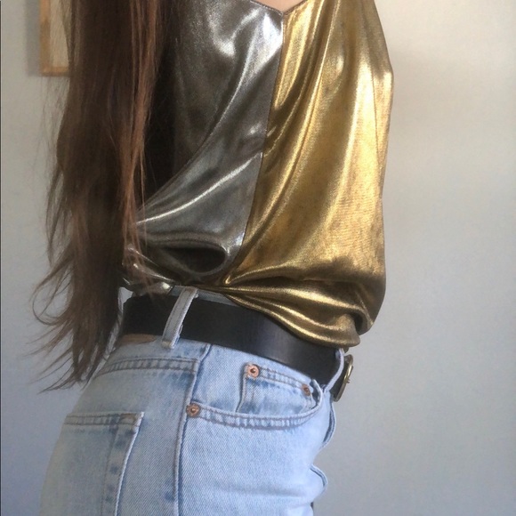 Four-way reversible metallic vintage tank top - Picture 8 of 13